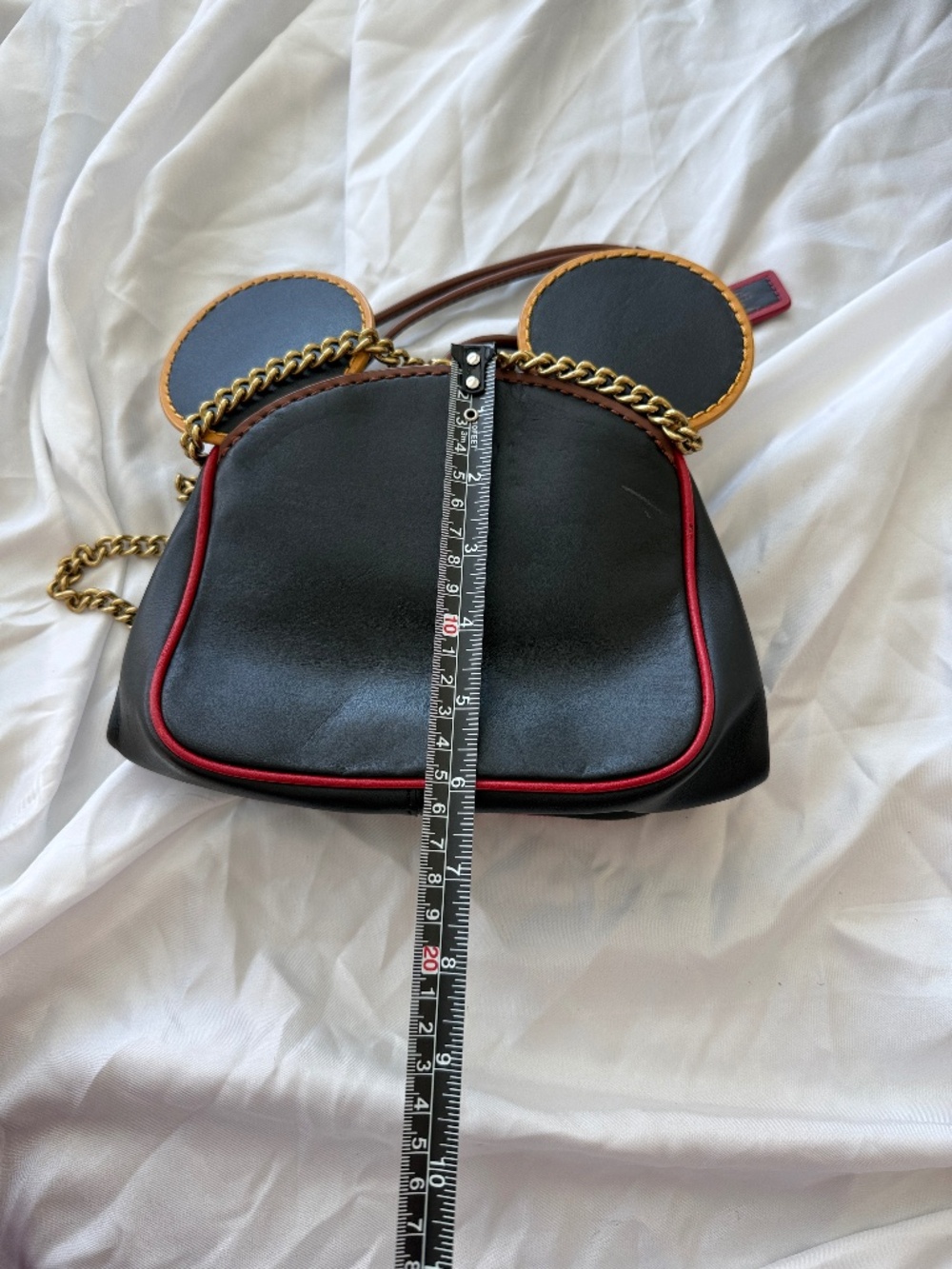 COACH x Disney x Keith Haring Mickey Mouse Kisslock Bag/Red